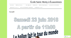 Desktop Screenshot of ecolesaintremyecaussinnes.com